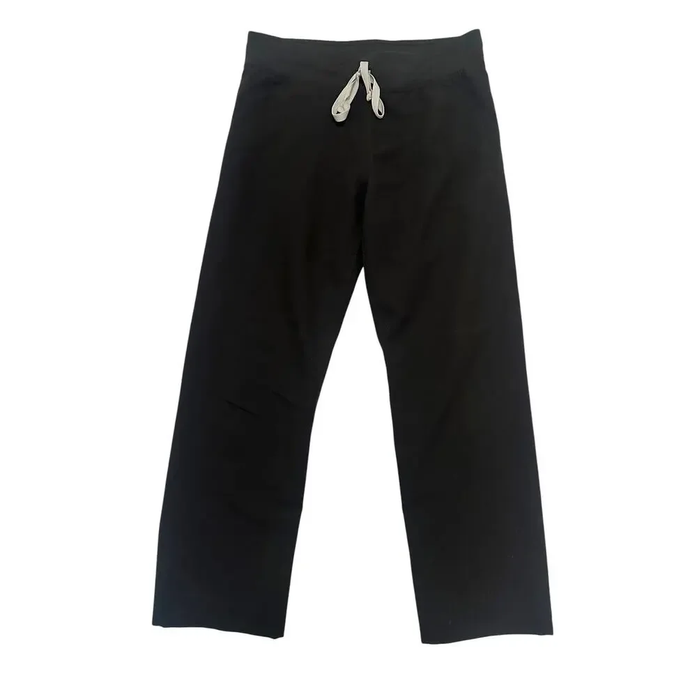 FIGS Technical Collection Scrub Pants Bundle Lot of 2 Women Small Black Stretch - Picture 2 of 7